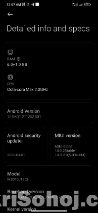 Poco m3 6 ram 64 rom